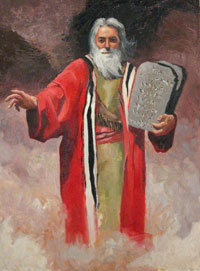 Early Views of God:  Moses and ten commandments: Religions